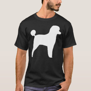 Camiseta Silhueta Branca de Poodle S