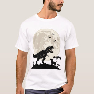 Camiseta Silhueta Cemitério de Cães Dinossauros ao