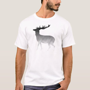 Camiseta Silhueta clássica dos cervos