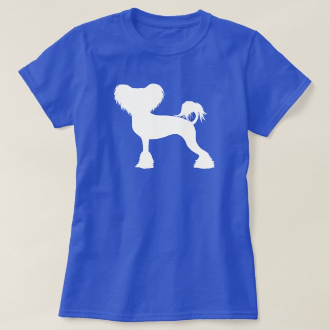 Camiseta Silhueta com crista chinesa (Frente do Design)