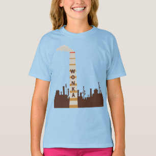 Camiseta Silhueta da fábrica Wonka