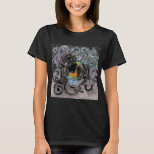Camiseta Silhueta da filha da mãe