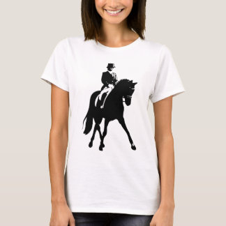 Camiseta Silhueta da passagem do adestramento meia