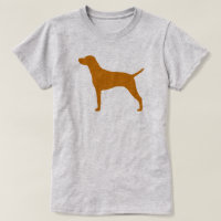 Silhueta da raça do cão de Vizsla do Hungarian