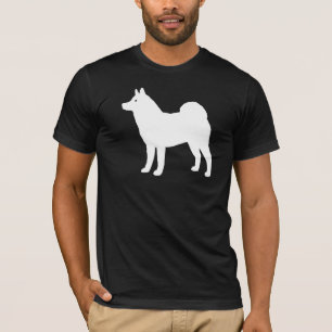 Camiseta Silhueta de Akita