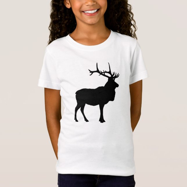 Camiseta Silhueta de Alce (Frente)
