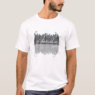 Camiseta Silhueta de Amsterdã