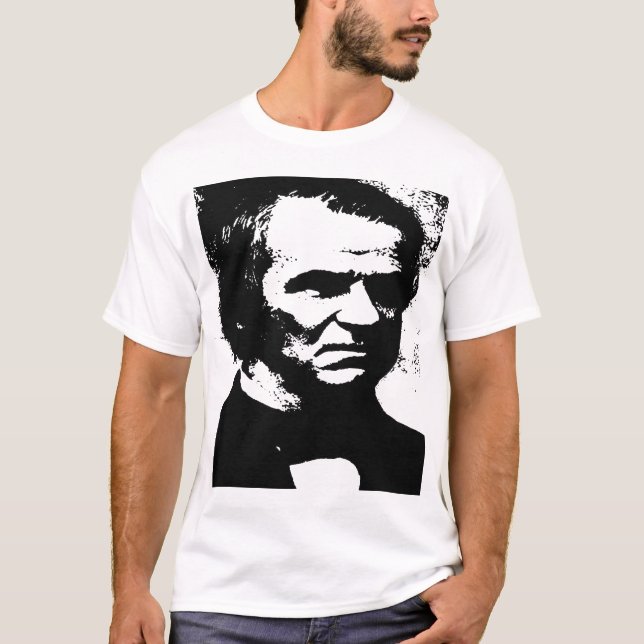 Camiseta Silhueta de Andrew Johnson (Frente)