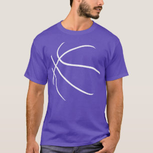 Camiseta Silhueta de Basquete Jogador de Basquete Treinador