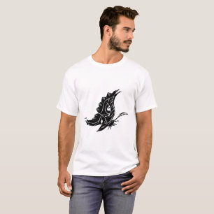 Camiseta Silhueta de Borboleta