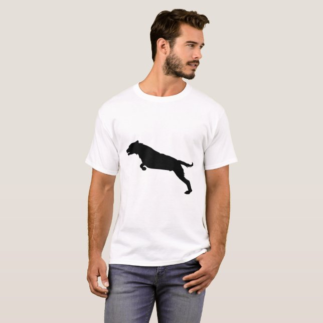 Camiseta Silhueta de Cachorro (Frente Completa)