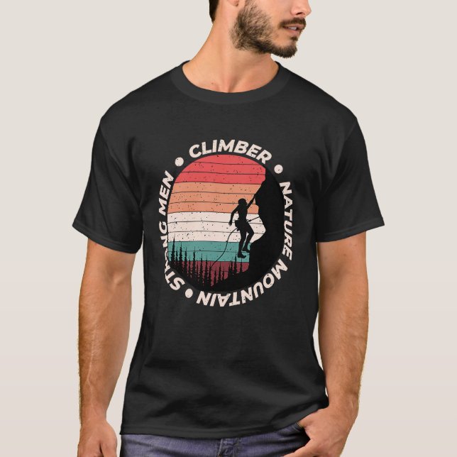 Camiseta Silhueta de Cena de Montanha e Floresta 169 (Frente)