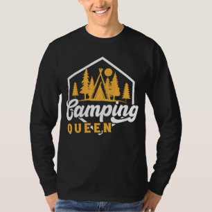 Camiseta Silhueta de Cena de Montanha e Floresta 58