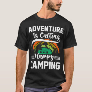 Camiseta Silhueta de Cena de Montanha e Floresta 66