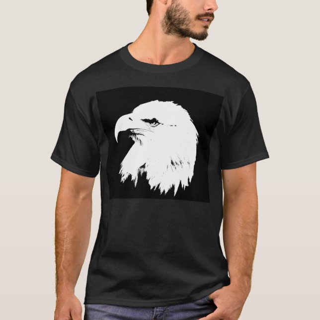 Camiseta Silhueta de Eagle (Frente)