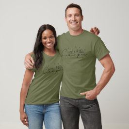 Camiseta Silhueta de Feliz Camper