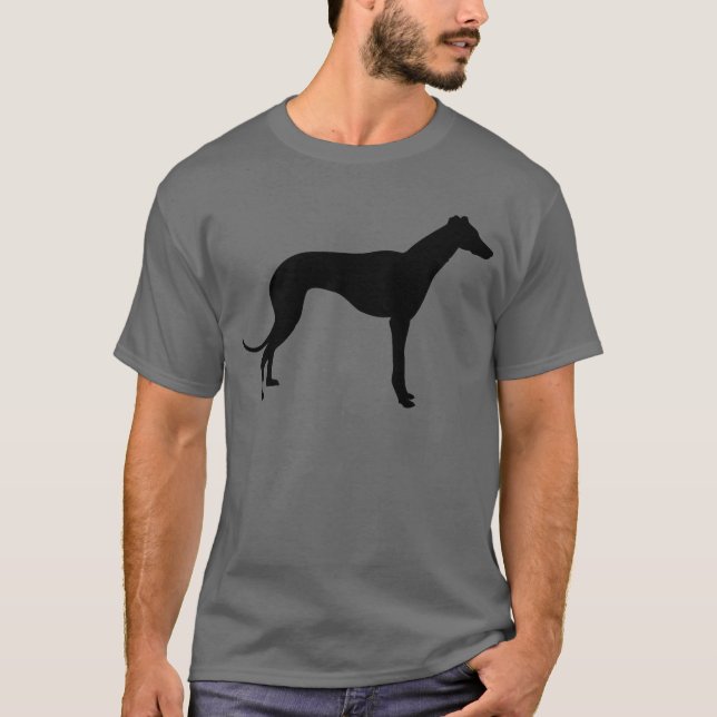 Camiseta Silhueta de Galgo (Frente)