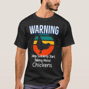 Camiseta Silhueta de Galinha Antiga Galinha Menina do Faze