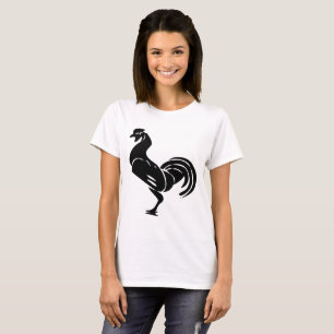 Camiseta Silhueta de galo