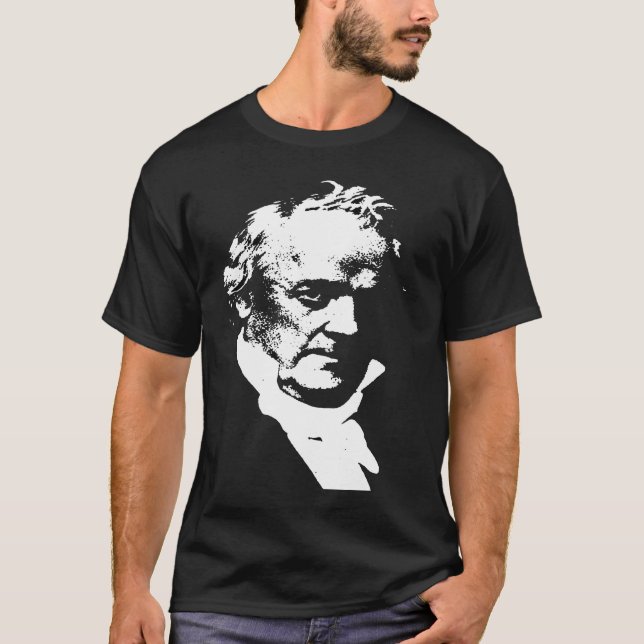 Camiseta Silhueta de James Buchanan (Frente)