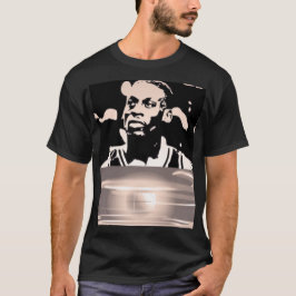 Camiseta silhueta de jogador icônico