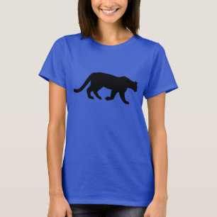 Camiseta Silhueta de Leão-da-Montanha Cuguar