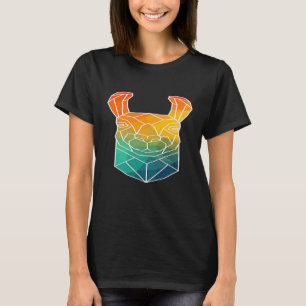 Camiseta silhueta de lhama aquarela
