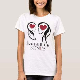 Camiseta "Silhueta de Mãe e Filho - Arte de Vinculação Eter