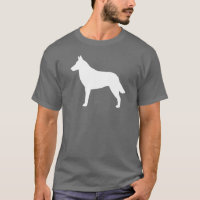 Silhueta de Malinois do belga