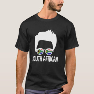 Camiseta Silhueta De Menino Sul-Africano Use Com Orgulho Su