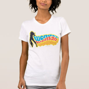 Camiseta Silhueta de Mulher Maravilha