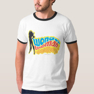 Camiseta Silhueta de Mulher Maravilha