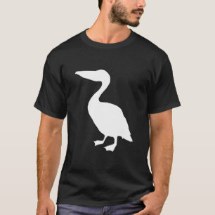 Camiseta Silhueta de Pelicano