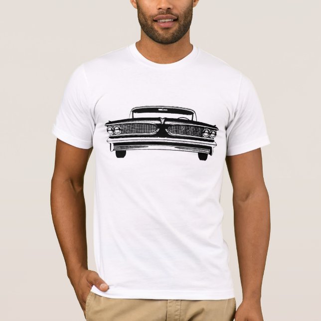 Camiseta Silhueta de Pontiac 1959 Bonneville (Frente)