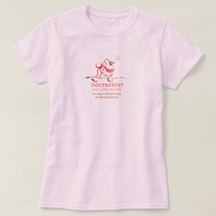 Camiseta Silhueta de Poodle Dogtrovert