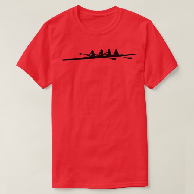 Camiseta silhueta de remar (Frente do Design)