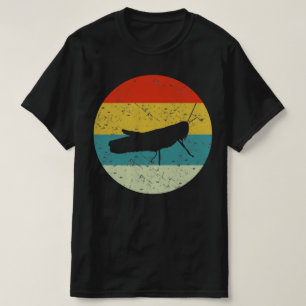 Camiseta silhueta de safena retrô de gafanhoto 70s