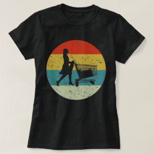Camiseta Silhueta de safra retrô SUPERMARKET 70s