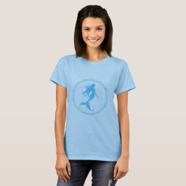 Camiseta Silhueta de Sereia