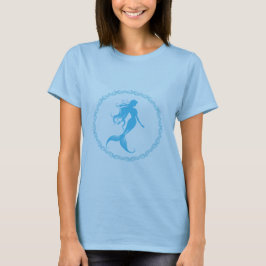 Camiseta Silhueta de Sereia