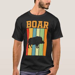 Camiseta Silhueta De Sombra De Barras Em Cores Retroativas