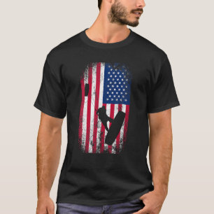 Camiseta Silhueta De Surfe De Kitesurfing Com Legal Distân