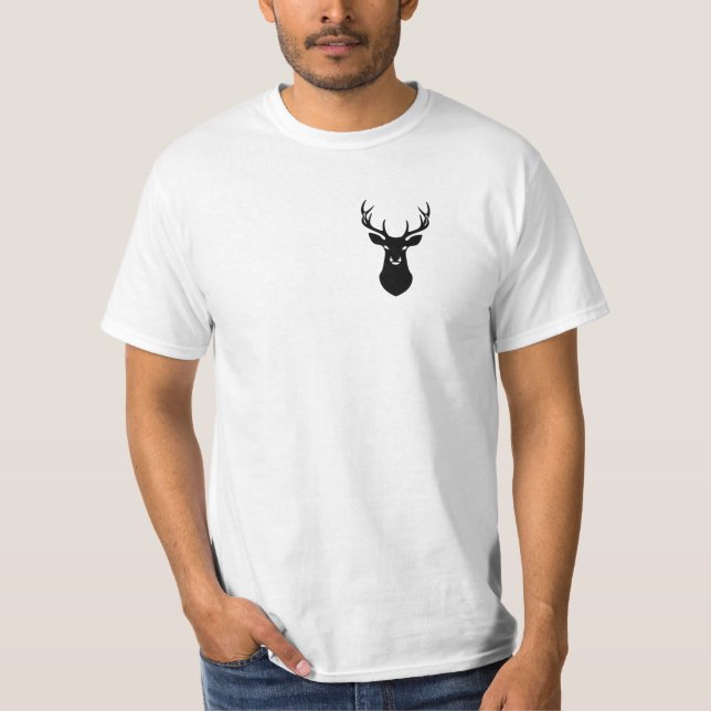 Camiseta Silhueta de Veado de 10 Pontos (Frente)
