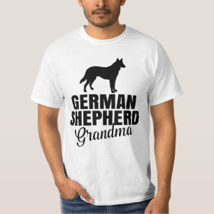 Camiseta Silhueta de Vovó Amante de Cachorro Pasto