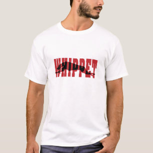 Camiseta Silhueta de Whippet