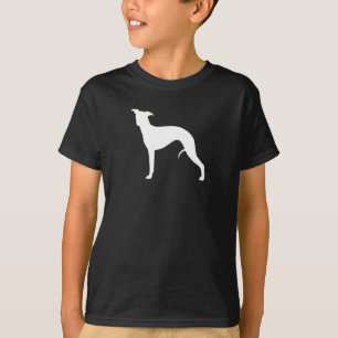 Camiseta Silhueta de Whippet
