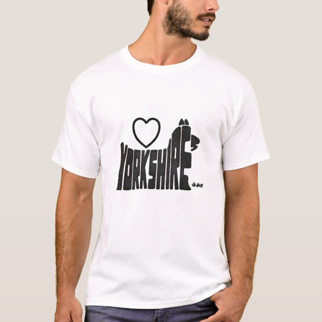 CAMISETA SILHUETA DE YORKSHIRE (Frente)