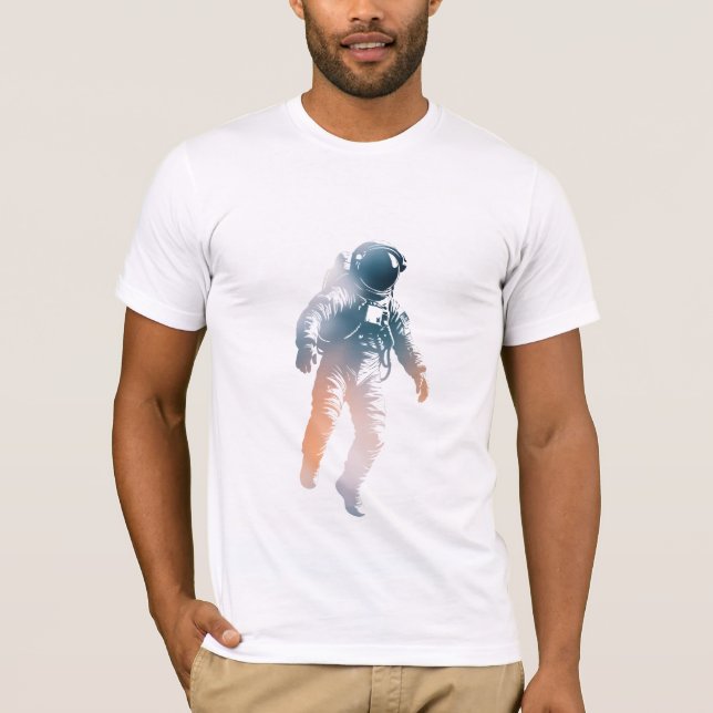 Camiseta Silhueta Desafio de Descoberta do Espaçador Astron (Frente)