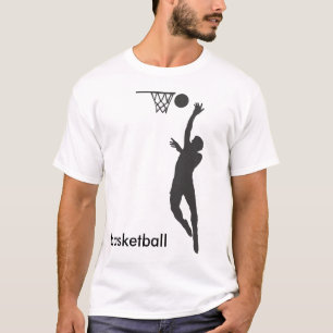 Camiseta Silhueta do basquetebol