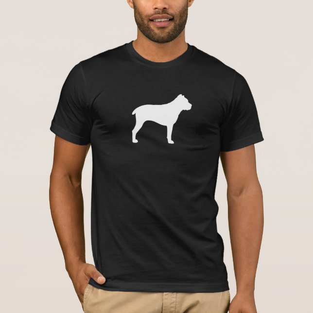 Camiseta Silhueta do Cane Corso (Frente)